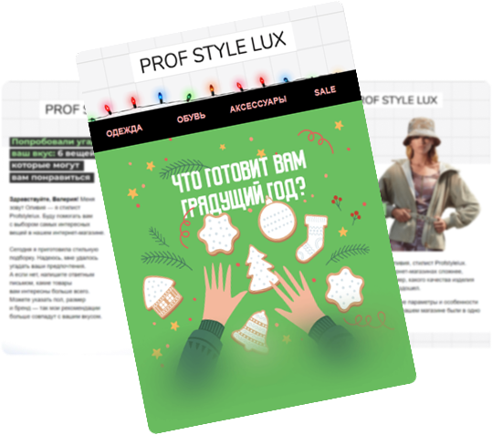 Принесли 34% дохода магазина с имейл-маркетинга